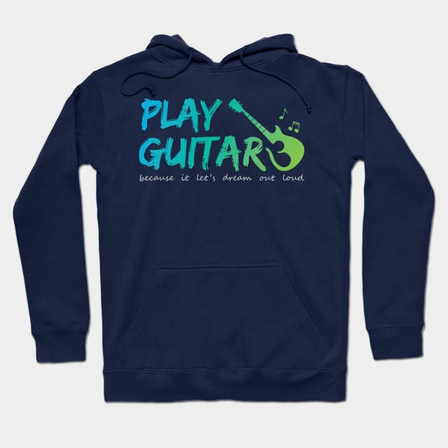 Play guitar Hoodie by Manlangit Digital Studio